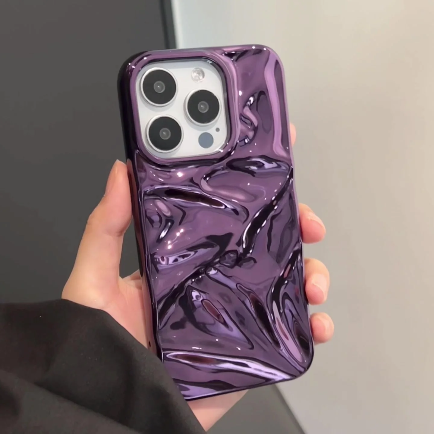 Custodia Con Bordo Ondulato Con Placcatura Antirughe Lucida - Foto 10