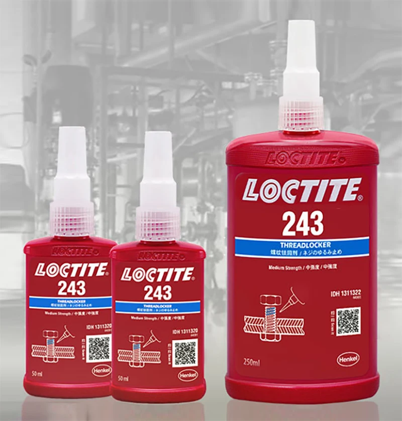 

Thread Screw Sealing Glue Loctite 222 242 243 262 263 271 272 277 290 Screw Locking Adhesive Corrosion Resistant 50/250ml