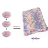 2Pcs Knitting Chunky Yarns Crochet line for Blanket Cushion mat Chenille extra Thick thread Soft Warm Crocheting Yarn Scarf 5