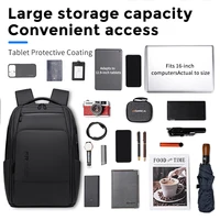 FENRUIEN Business USB Charge Laptop Men Backpack Waterproof 35L Multi-Pocket Trip Travel Backpacks 2