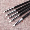 5Pcs/Set Silicone Nail Art Pen Brush UV Gel Polish Tip 3D Image DIY Dotting Polish Brushes Sculpture Pen DIY Manicure Tool 4