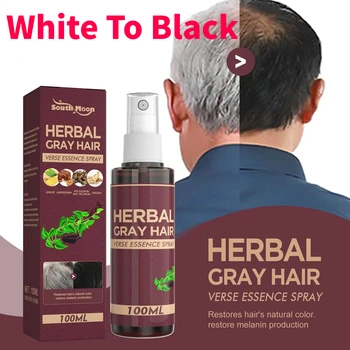 Siero per il trattamento dei capelli Colore bianco a nero Uomo Donna Essenza per capelli Ripristina naturale Strumento per la produzione di cura dei capelli