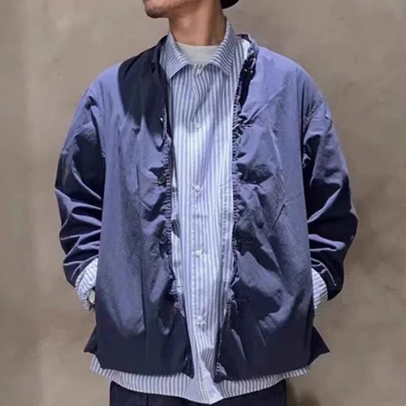24SS NANAMICA Japanese City Boy Coats Casual Loose Outdoor Functional Standing Collar Jacket for Men