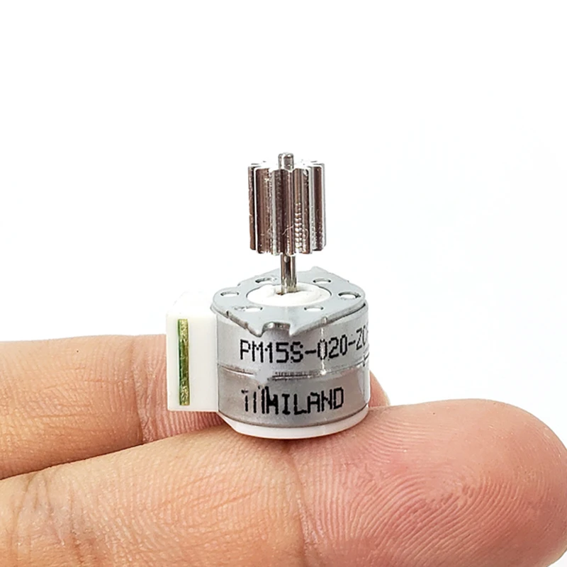 Description Picture 6 of itemMinebea PM15S Mini 15mm Stepper Motor 2 Phase 4 Wire Micro Stepping Motor with 12 teeth Aluminum Gear DIY Digital Product Camera