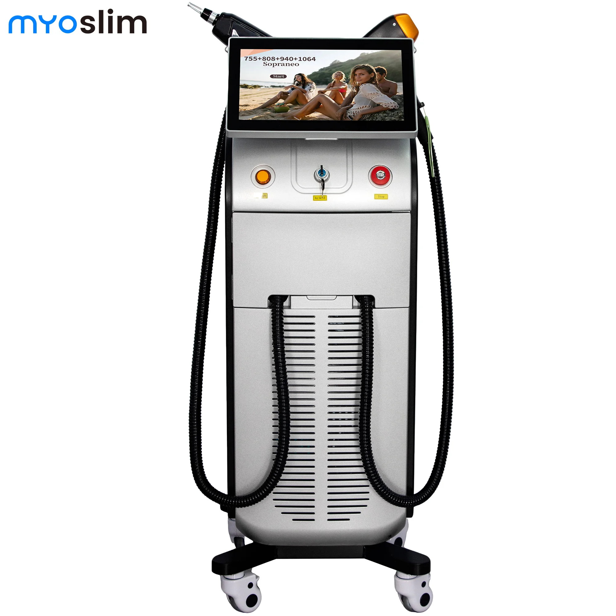 12 Bars 5000W 4 Wavelength FAC Diode laser hair removal machine CE Certified Hair Removal 755 808 940 1064nm Diode Laser Salon 3