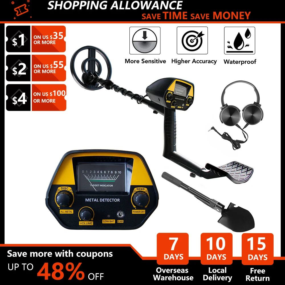 Détecteur De Métaux Souterrains Portable, Mise À Niveau 2023, Repérage De  Métaux Souterrains, Étanche Pour La Recherche De Trésors, Fil D'or Et Fer -  Détecteurs De Métal Industriels - AliExpress