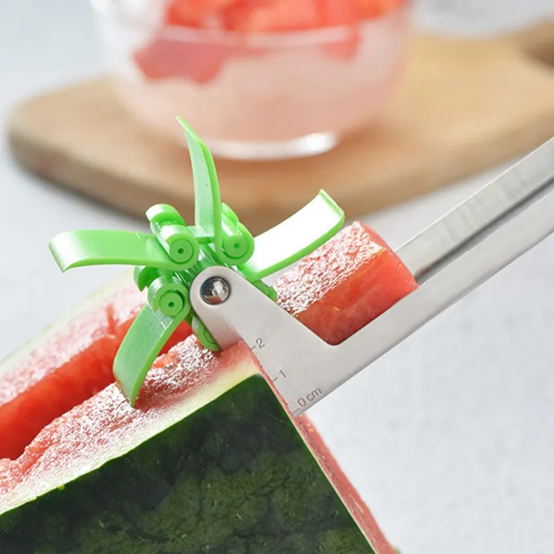 Stainless Steel Watermelon Cutter Windmill Shape Design Slicer Cutter Kitchen Gadgets Salad Fruit Slicer Tool fruit slicer