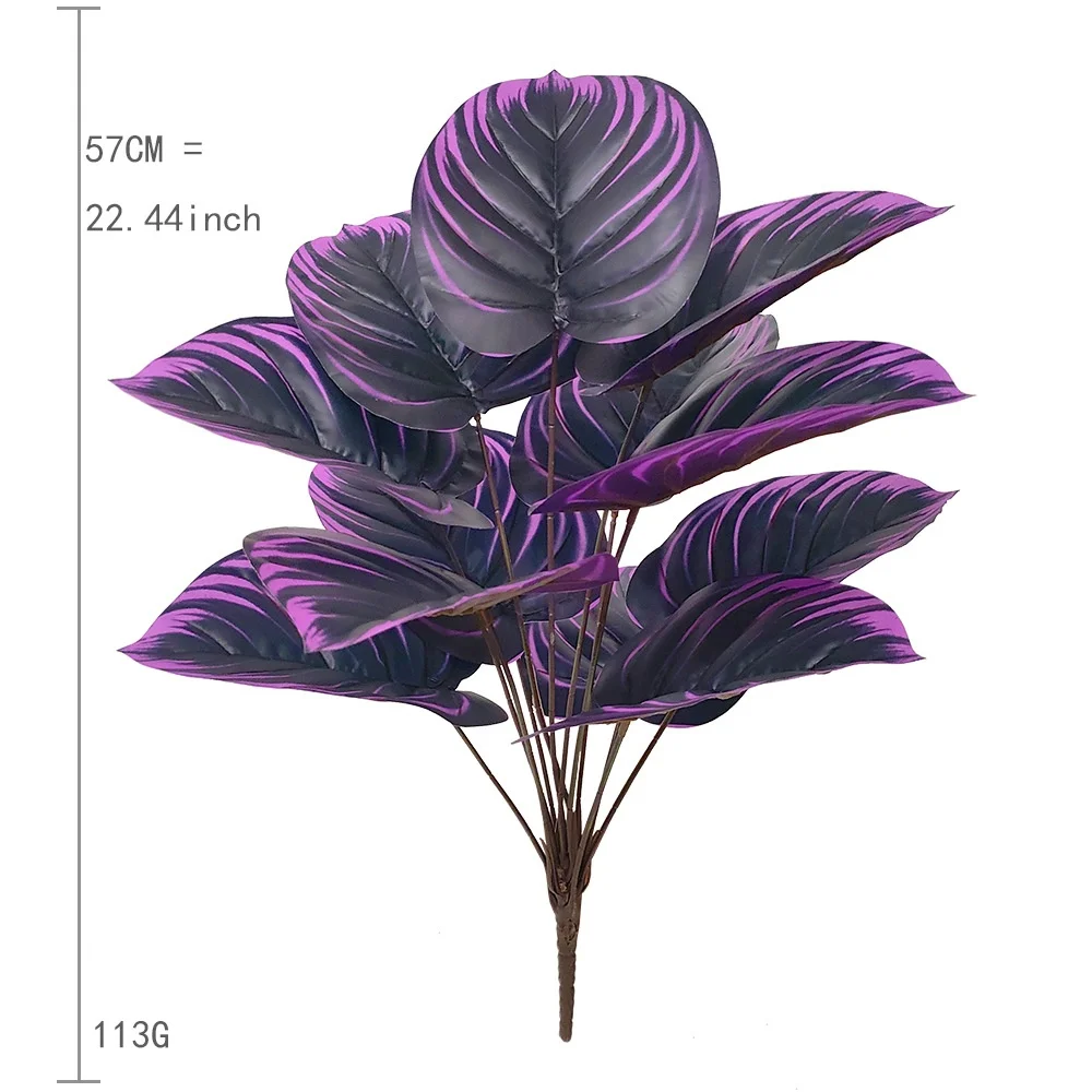 Purple Leaf Decorative Artificial Plant