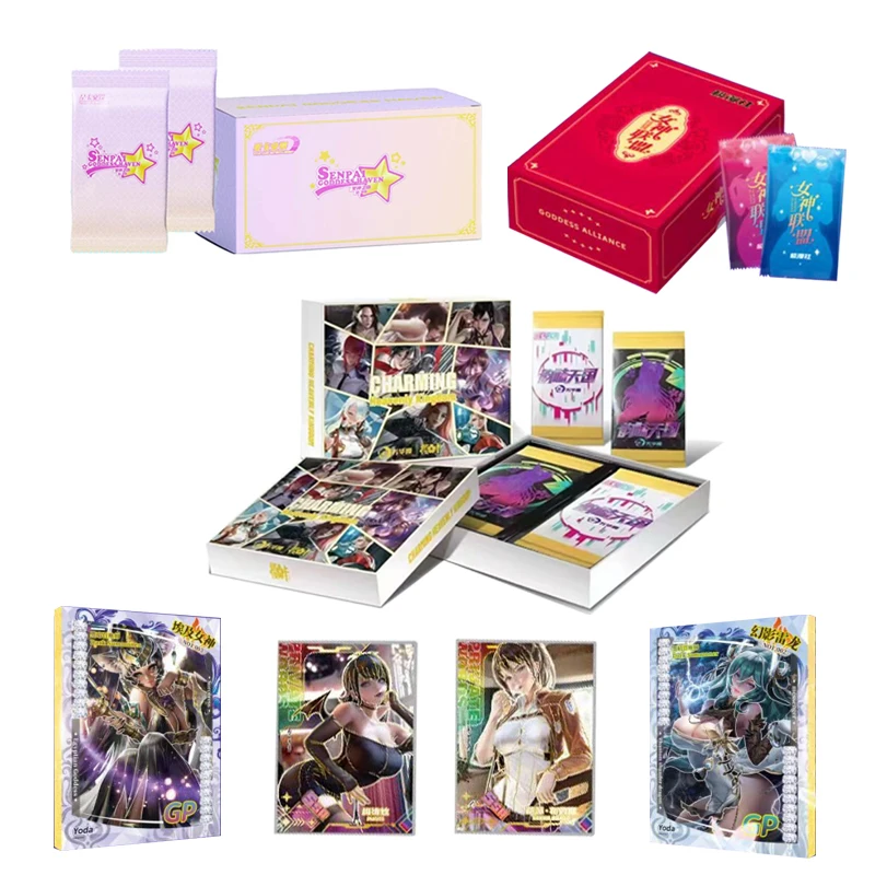 

Wholesale Sexy Goddess Alliance Goddess Story Cards Booster Box Collection Multi-Color Cold Stamping + 3D Effect Collection