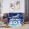 Game A-Astro bots Blanket Skin friendly comfort warm soft plush blanket suitable sofa living room office bedroom 4