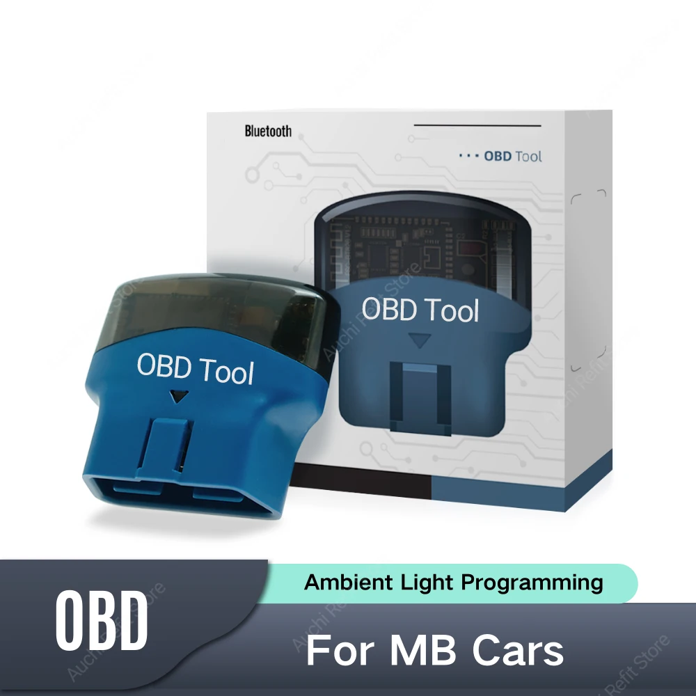 OBD For Mercedes-Benz A/B/C/GLC/CLA/GLA/V Class W176 W177 W246 W205 X253 W156 W117 W447 Ambient Light Function Menu Activation