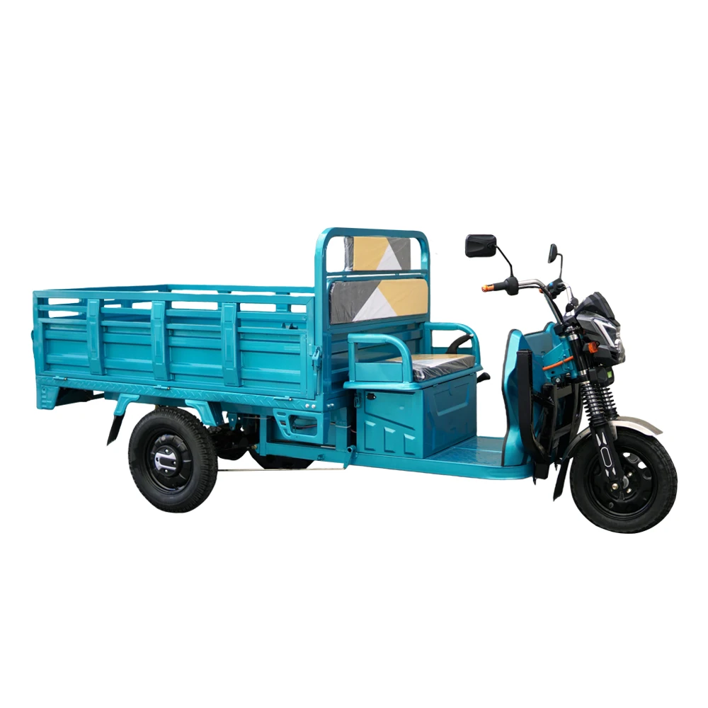 Electric Tricycle Dumper CE Extended Carriage 1.8*1.2m Electric Tricycles 3 Wheel Electric Cargo Bike Adult