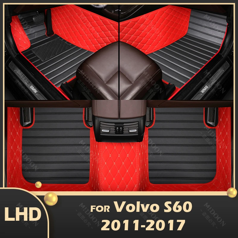 Car floor mats for Volvo S60 2011 2012 2013 2014 2015 2016 2017 Custom