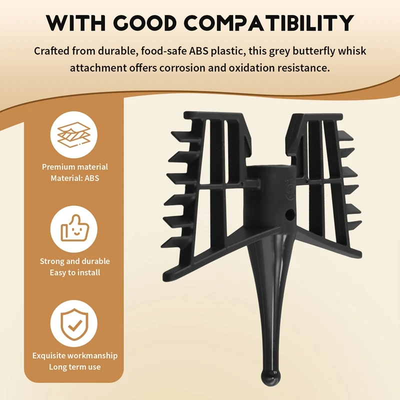 Whisk With Butterfly Mixing Attachment For Monsieur Cuisine Connect And Smart