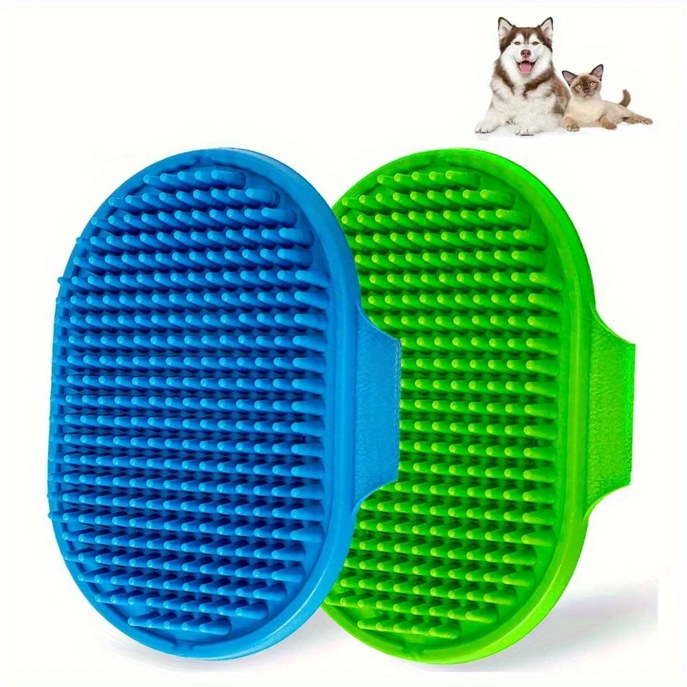 Pet Washing Gloves Silicone Dog Cat Bath Brush Comb Rubber Hair Grooming Massaging Kitchen Cleaning pet washing gloves