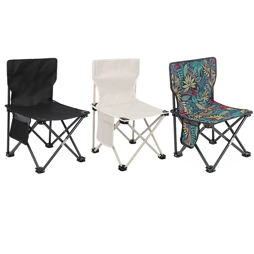 Chaise pliante légère pêche et plage - Siège BBQ voyage durable portable pour sorties en plein air
