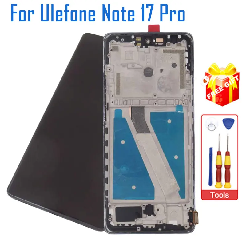 

Новый оригинальный ЖК-дисплей Ulefone Note 17 Pro, сенсорный экран с рамкой, ремонтные аксессуары для смартфона Ulefone Note 17 Pro