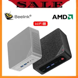 Beelink Mini PC SER7 AMD Ryzen 7 7840HS 5800H 5700U 5 5560U SER5 Pro MAX Gaming Computer WiFi6 DDR5 SSD