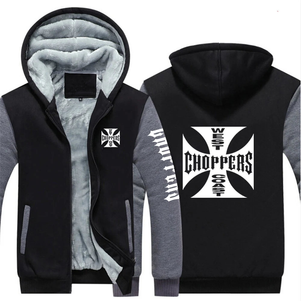 West Coast Choppers Hoodie Material Close-up