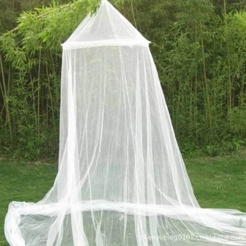 

Summer Hung Dome Mosquito Net For Double Bed Summer Polyester Mesh Fabric Home bedroom Baby Adults Hanging decoration