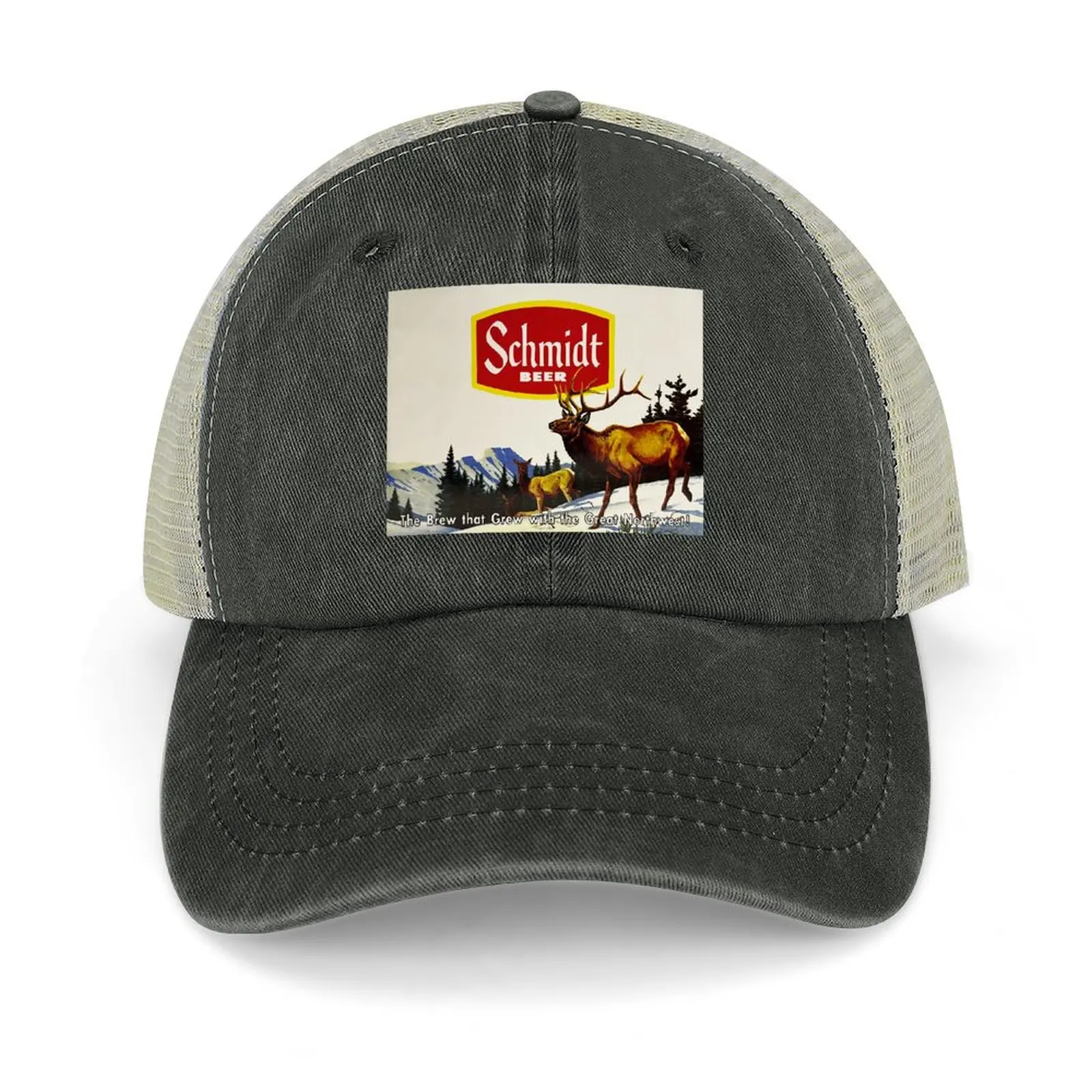 

Schmidt Beer Deer Hunting Vintage Retro Cowboy Hat New In Hat fishing hat Hood Caps Women Men's