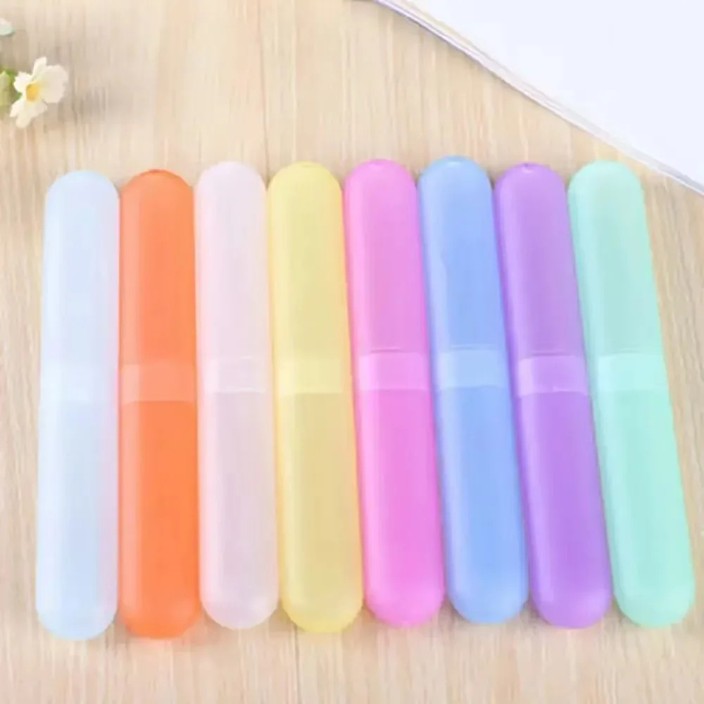 Travel Toothbrush Storage Box Bathroom Toothpaste Holder Storage Case Box Organizer Travel Toiletries Cup New Creative