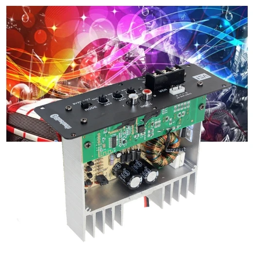 Car Audio DIY Single Way Power Amplifier Board High Power 300w with Subwoofer Woofer Bluetooth 5.012V Audio Amplifier