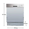 Dishwasher Embedded Multi-program Temperature Adjustment Disinfection Dishwasher 600x570x900mm 6