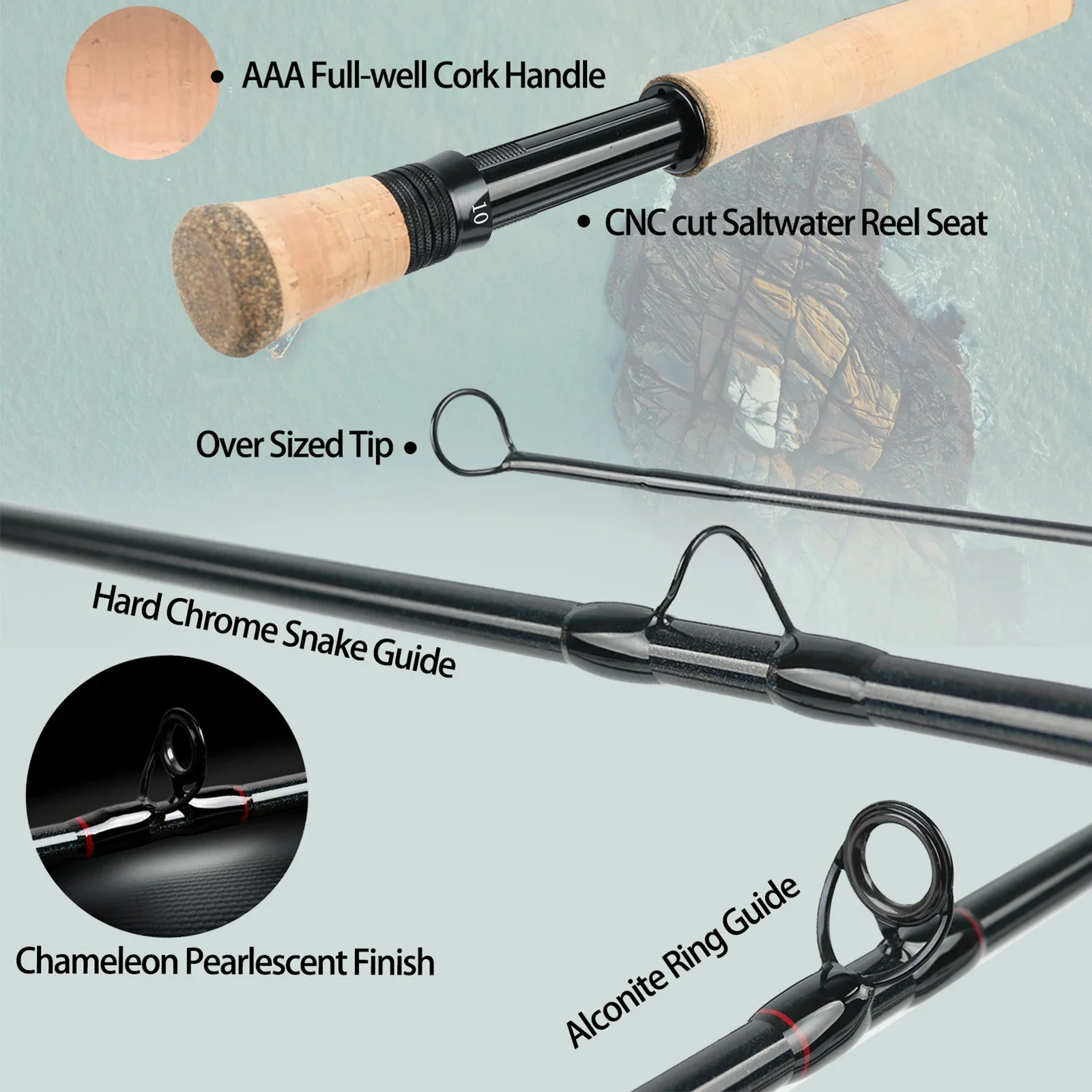 Saltpro Saltwater Fly Rod 4