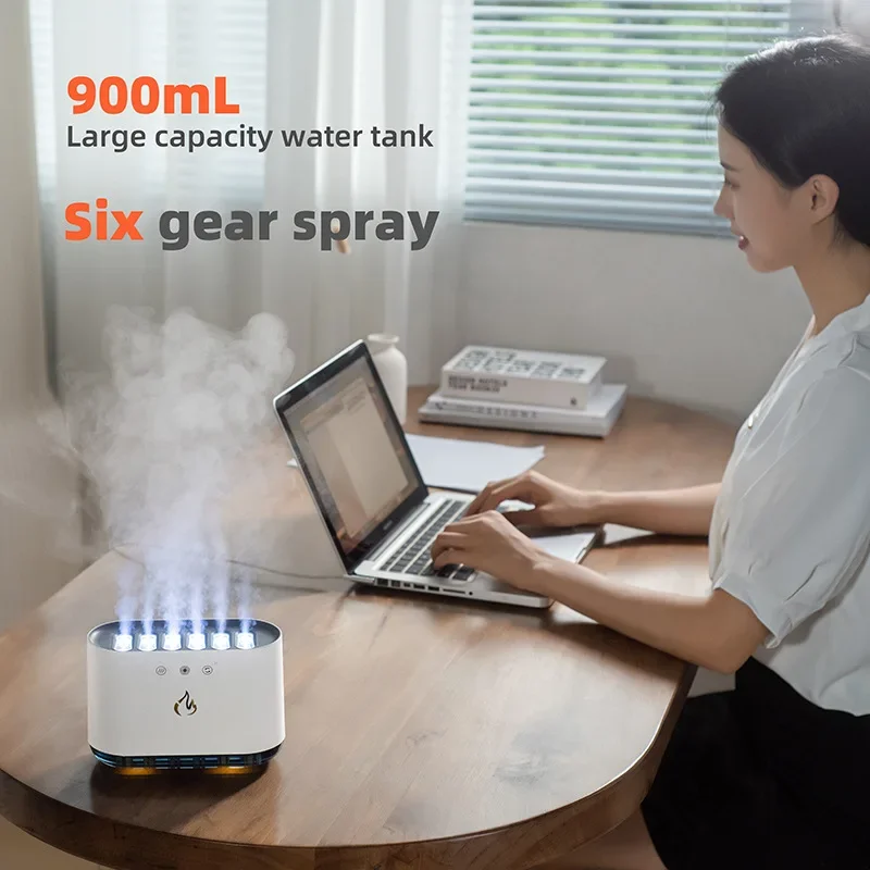Plastic Music Humidifier with LED Light for Home Office