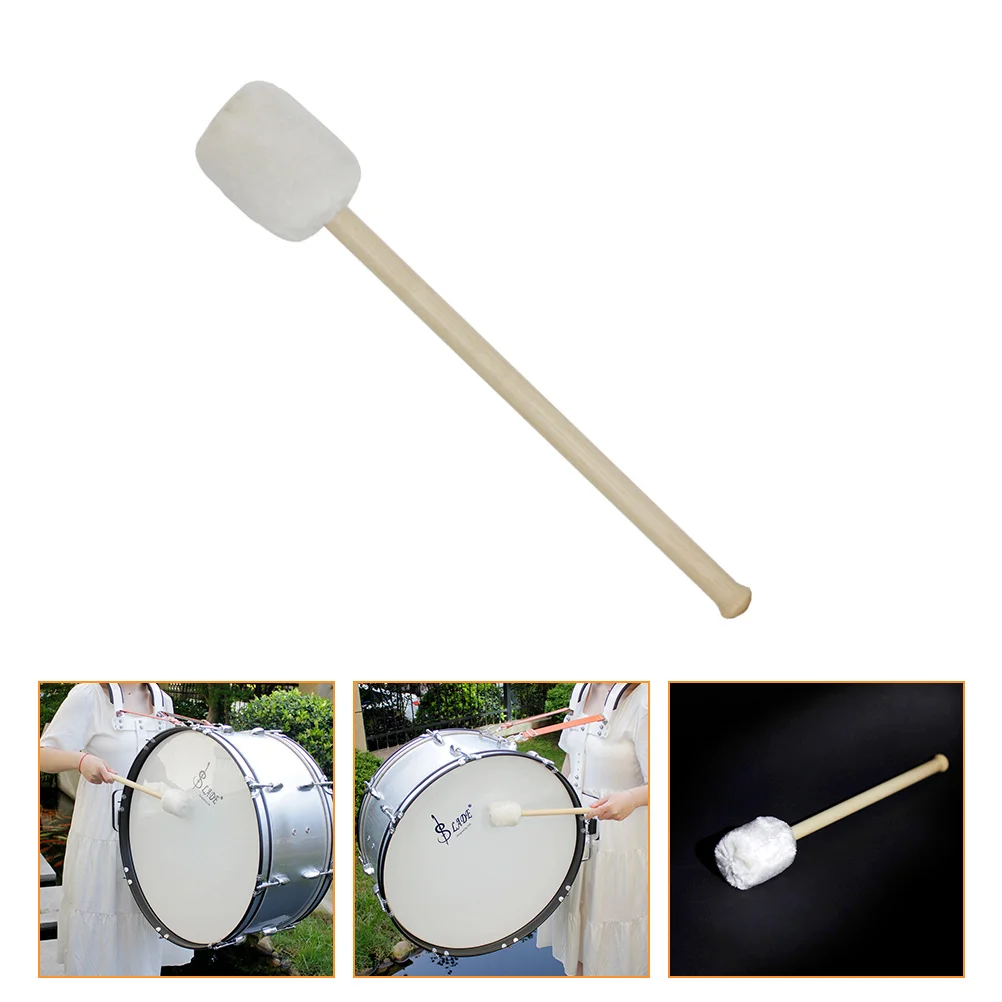 

Drum Bass Mallets Sticks Drumstick Felt Percussion Marching Band Stick Head Accessory Tenor Instrument Glockenspiel Timpani