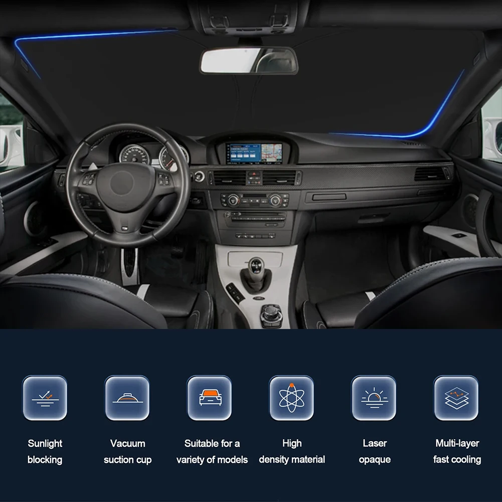 حاجب شمسي للنافذة الأمامية لسيارات بي ام دبليو ، F...