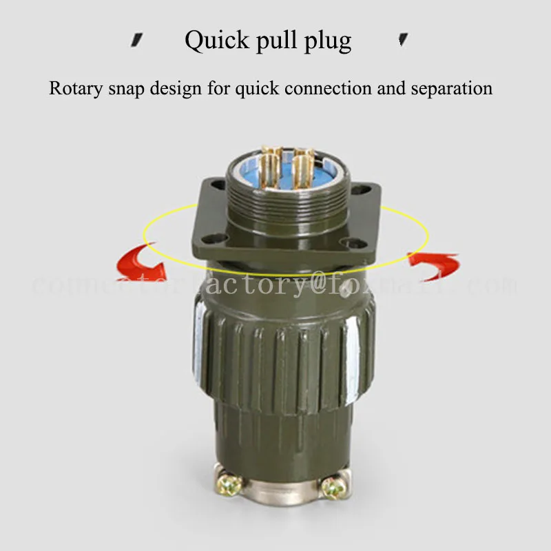 tipo fixo conector industrial tomada de plugue 01