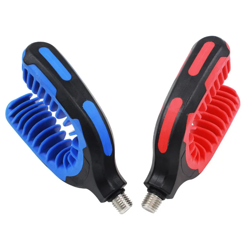 Rod Racks TPR Rubber-coated Large Bracket Head Warehouse Fishing Silicone Bracket Head Feeder Fishing Tools Gear Accessories 1PC