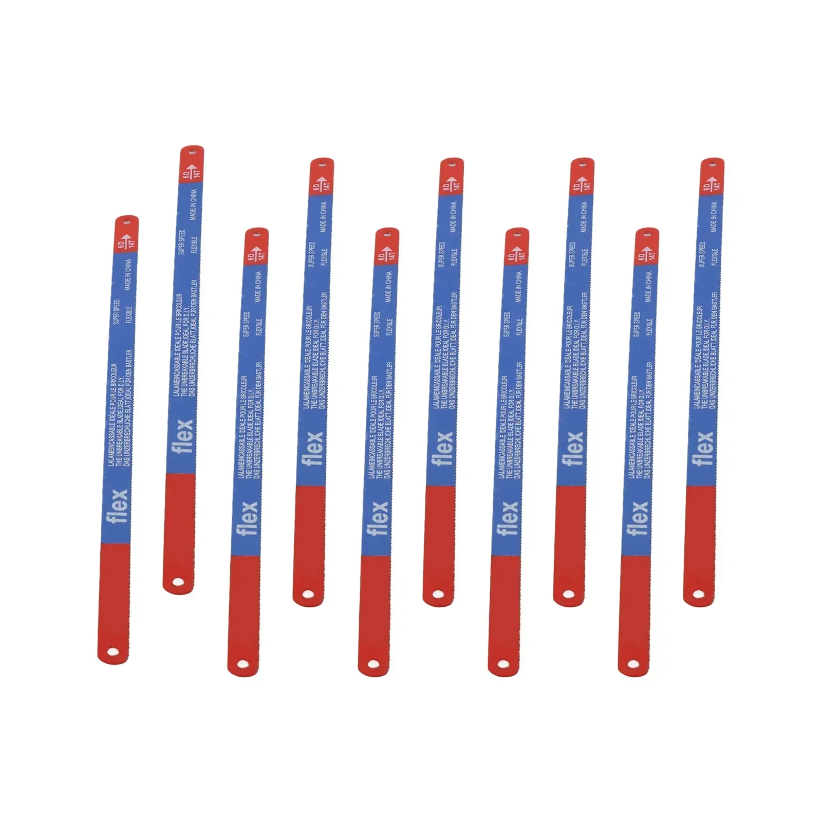 Model Hacksaw Blade Hand Saw Blade Optional Wood Cut For Meat Hand Made Reliable Saw 10PCS 14T/18T/24T 300mm Bi-Metal hand saw multi purpose saw handheld saw hacksaw blade