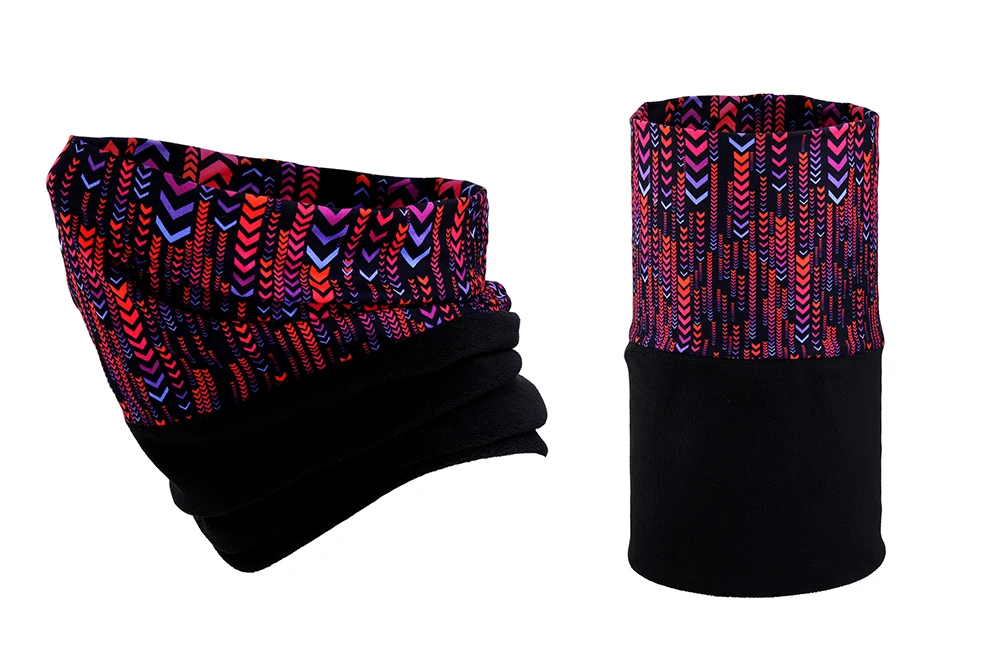 wool scarf mens Cold Winter Print Face Mask Cover Thermal Bandana Fleece Tube Scarf Bicycle Hiking Cycling Ski Red Neck Warmer Gaiter Women Men mens striped scarf