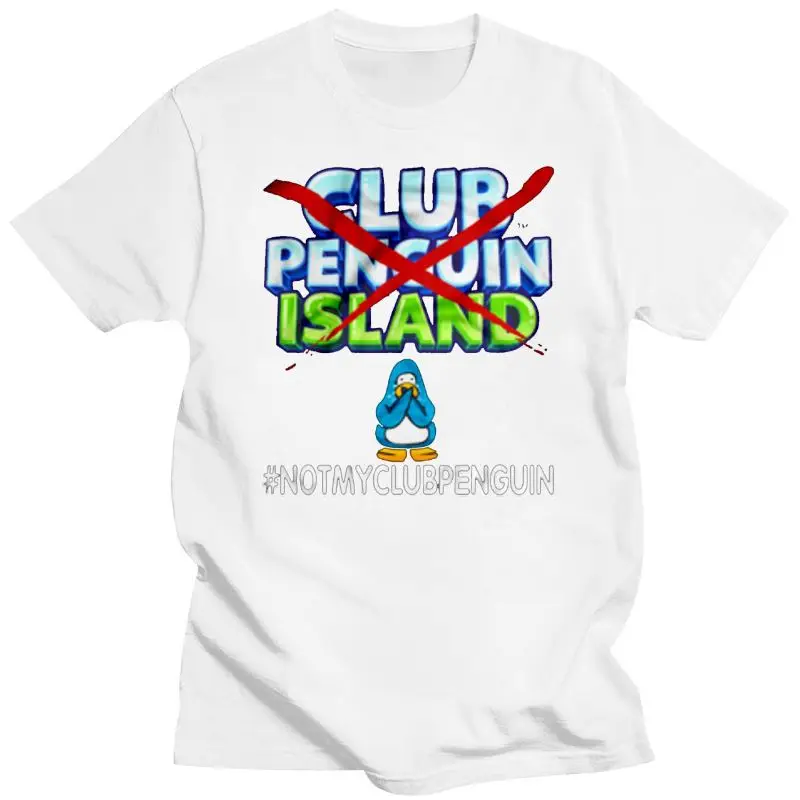 

New Men T Shirt Club Penguin Island #NotMyClubPenguin Women t-shirt