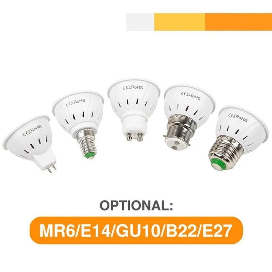 Рисунок 5 - светодиодные лампы E27 E14 MR16