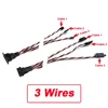 MPX 8 Pin Golden Plated Connector Multi-Wires Servo Extension Plug Male Female 2/ 3 Wires for RC Model Fixwing Glider Airplanes 6