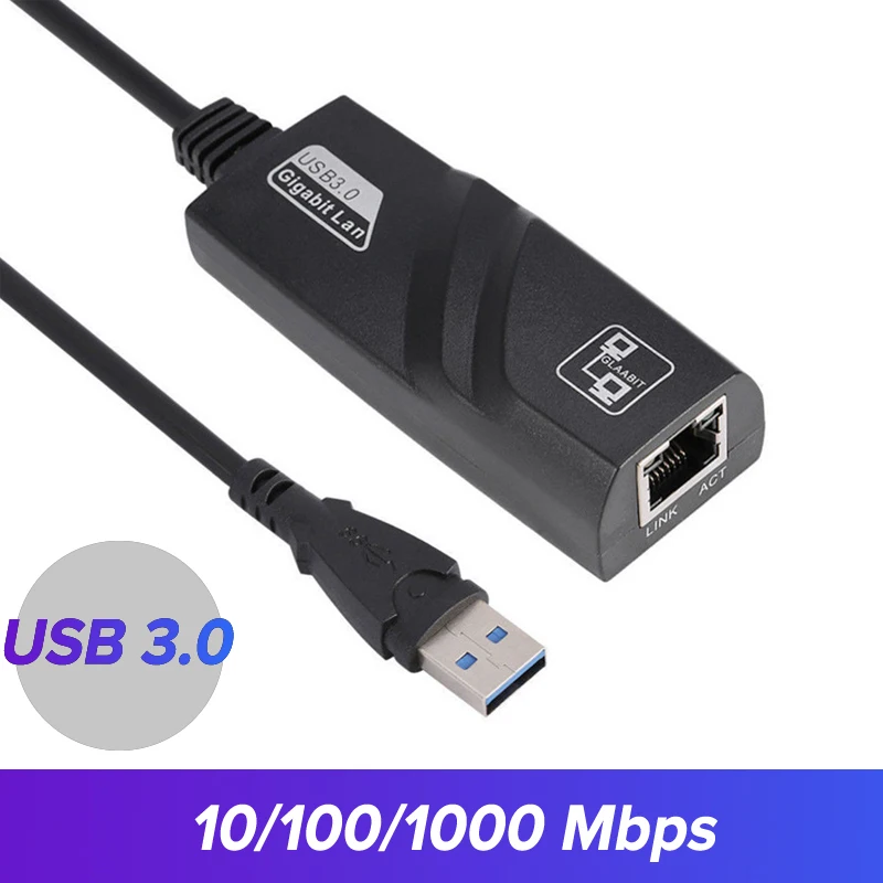 

Ethernet-адаптер, 10/100 Мбит/с, USB 1000