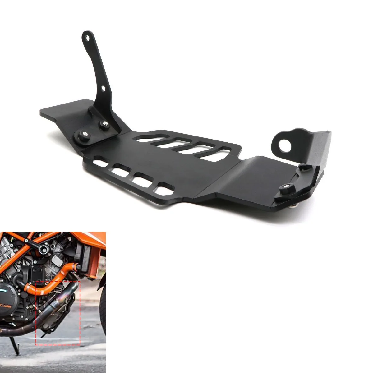 

Передняя противоскользящая пластина для опускания мотоцикла, грязезащитная крышка двигателя CNC для KTM 1290 Superduke 2013-2018