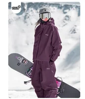 John snow 2025 New Male female couple Single and double board Ski suit set Loose type waterproof keep warm Ski pants ski jackets - Image 6