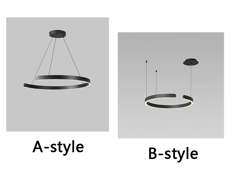 Modern Salon Design Ring Ceiling Chandelier image 15