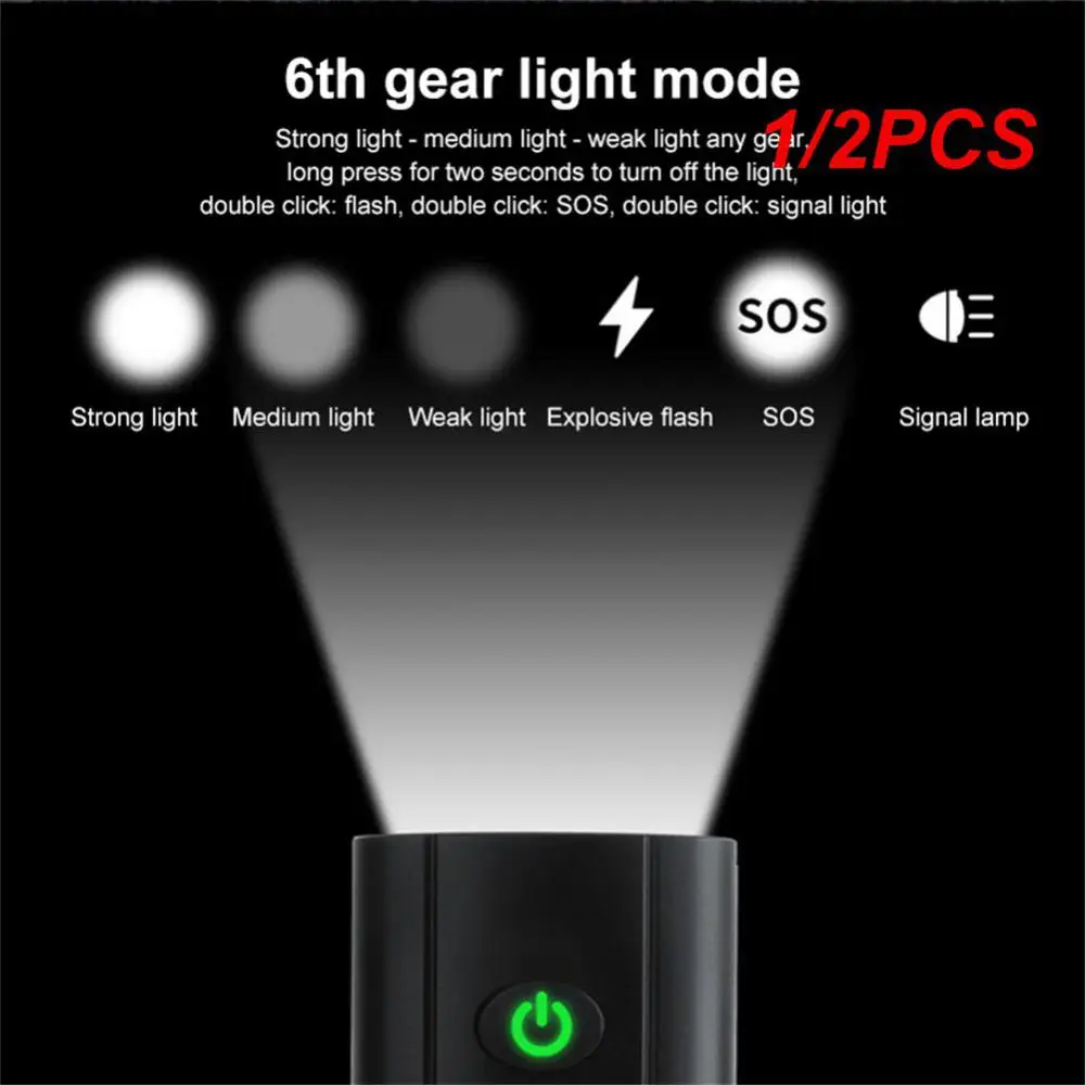 

1/2 шт., 3 светодиодных лампы из алюминиевого сплава