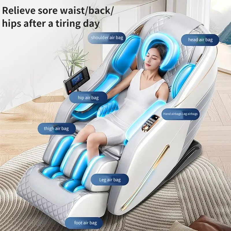 Jinkairui Home Zero gravity Massage Chair Electric Heating Recline Full Body Massage Chair Intelligent Shiatsu CE Massage Sofa 2