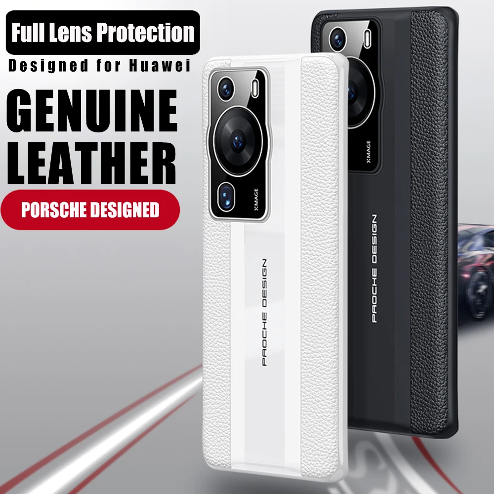 

Чехол для телефона из натуральной кожи для Huawei P60 Pro, коровья кожа, Крокодиловая текстура, чехол для P60Pro, роскошное покрытие, квадратный корпус, чехол