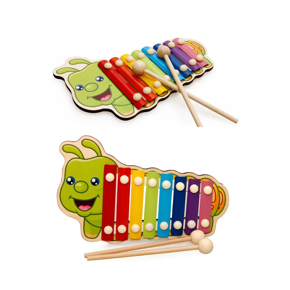 Children's Piano Toys Musical for Kids Wood Percussion Toddle Wooden Xylophone Toddler