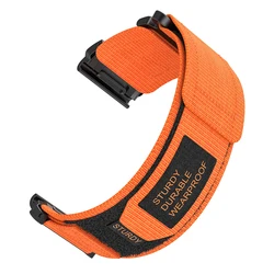 Durable QuickFit Nylon Watch Band Strap, 22mm & 26mm, Universal Fit - QuickFit  26mm (Orange)