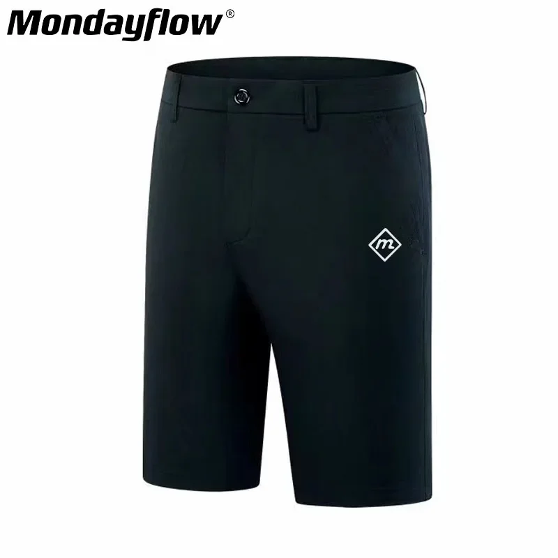 Monday Flow Men Golf Shorts Golf Man Shorts Men Sports Outdoor Lightweight Quick Dry Moisture Wicking Wear