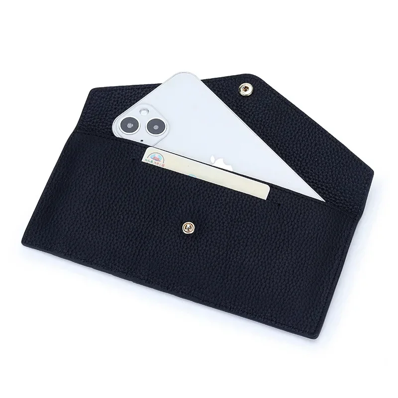 New Women Wallets Zipper Genuine Leather Coin Purse Ultrathin Organizer Case Wallet Multi-card Bit Bank Cards Holder Card Case
